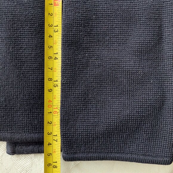 Club Monaco Navy Marino Wool Knit Sweater Blazer/Jacket, Women's S - Picture 9 of 10